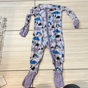 Little Sleepies Mountain Zip 12-18 months.
